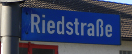 Datei:Strassenschild Riedstrasse.png