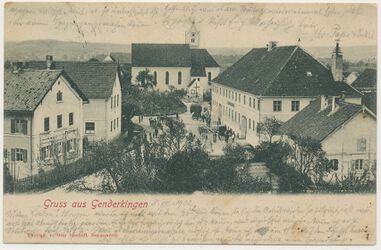 Postkarte aus dem Jahr 1902. Text: