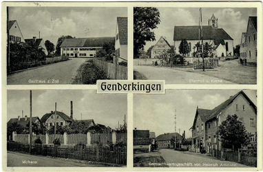 Postkarte aus dem Jahr 1936