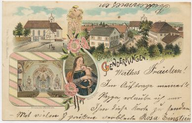 Um 1898: Die erste veröffentlichte Postkarte