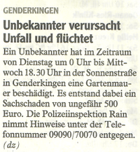 Donauwörther Zeitung vom 06.08.2021