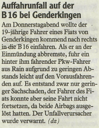 Donauwörther Zeitung 16.02.2019