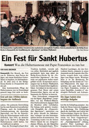 Donauwörther Zeitung vom 11.11.2015