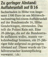 Donauwörther Zeitung 16.02.2018